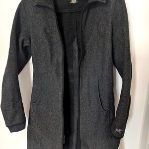 Women's Arc'teryx Lanea long wool coat